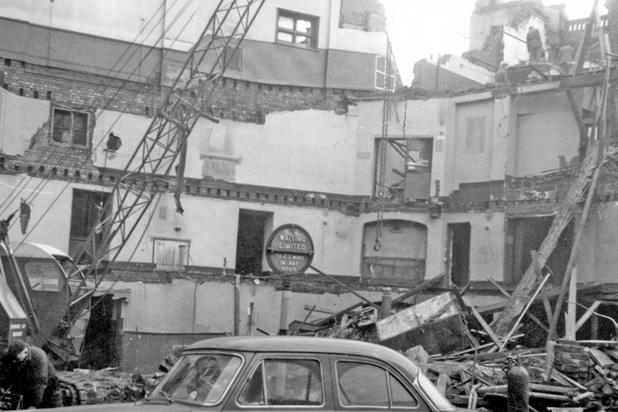 The demolition of the Empire Theatre in 1960.