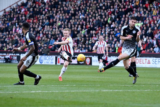 This result saw the Blades move into the automatic play-off spots last season, as they ripped the Royals to shreds at Bramall Lane. Kieron Freeman scored the opener after 38 seconds, and a Gary Madine brace saw United cruise home. (Photo by George Wood/Getty Images)