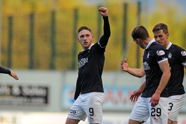 The striker then went on a run of nine games without a goal before breaking that duct at home to Peterhead in October, scoing the fourth in a 4-0 win for the Bairns.