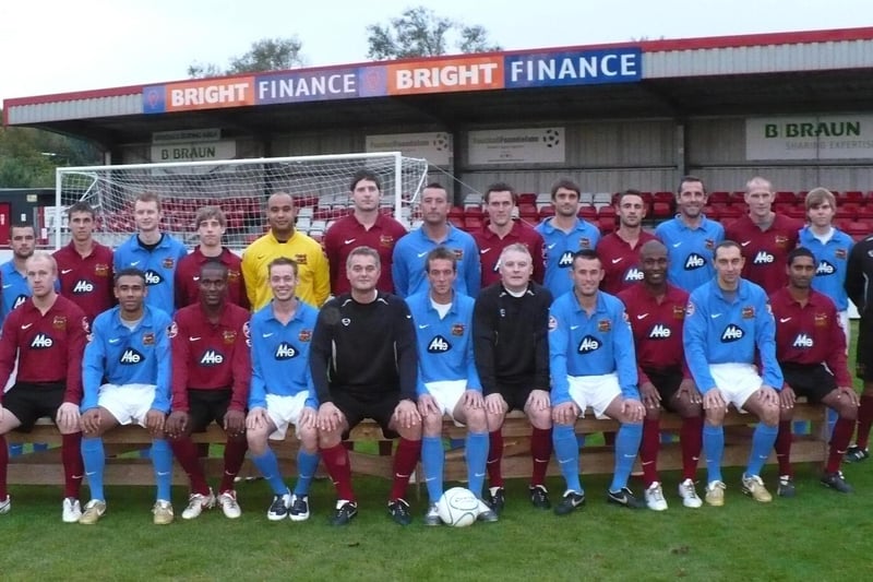 The 2007 Sheffield FC team, pictured in the year that the club celebrated its 150th anniversary