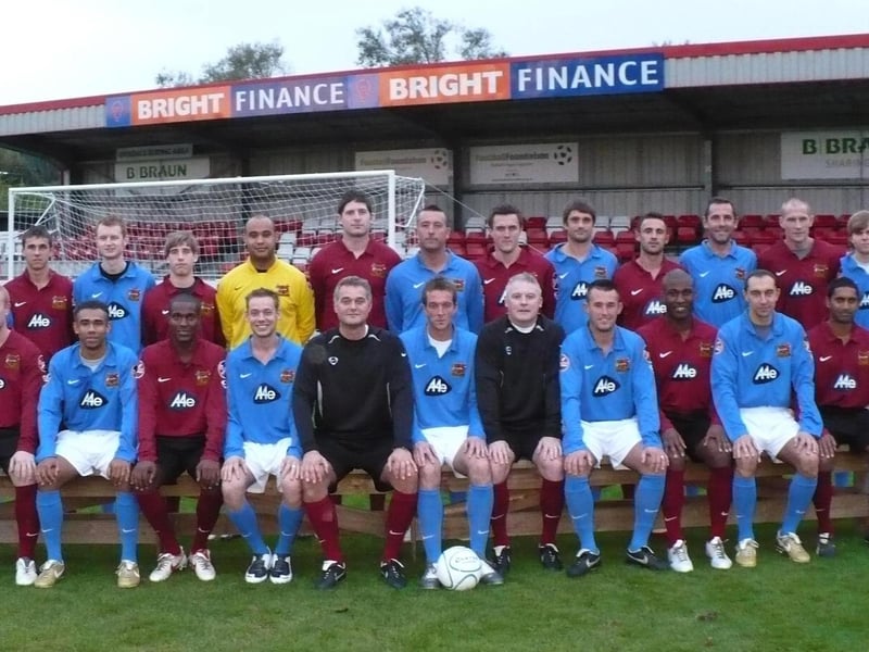 The 2007 Sheffield FC team, pictured in the year that the club celebrated its 150th anniversary.