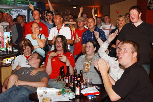 What a rollercoaster of emotions for these fans watching the England-France match at the Lambton Worm. Remember this?