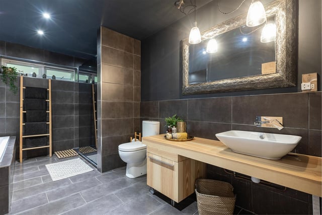 The glamour of this bathroom means that every morning showers starts your day right.