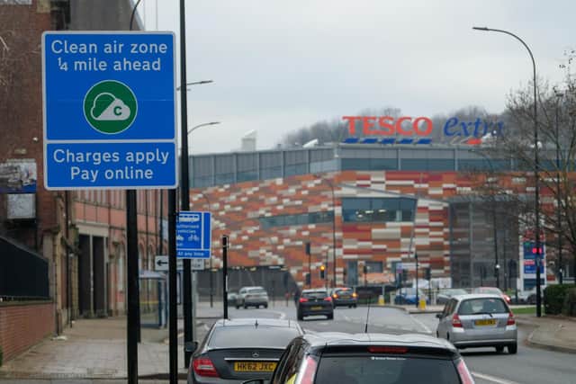 Sheffield Clean Air Zone, which came into force in February, charges older commercial vehicles £10 or £50 a day to travel on the inner ring road or city centre