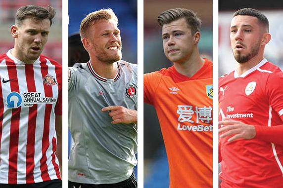 From Left: Charlie Wyke, Jayden Stockley, Bailey Peacock-Farrell and Conor Chaplin