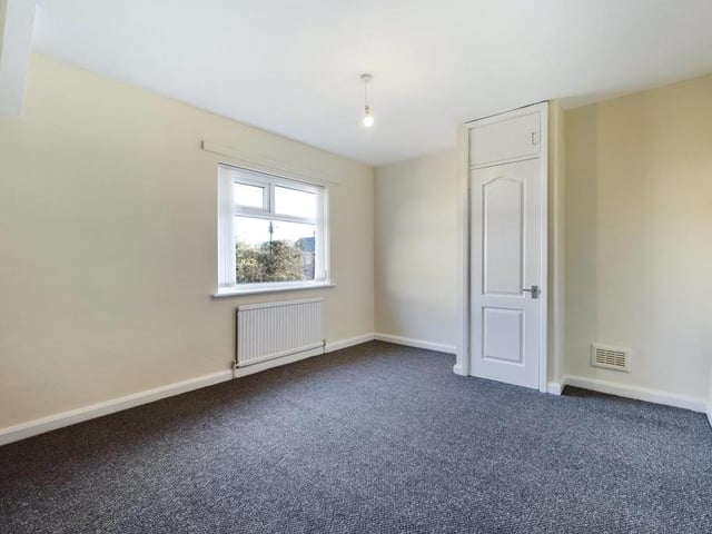 Bedroom one - uPVC double glazed window to the rear elevation, fitted linen cupboard, radiator panel and power points.