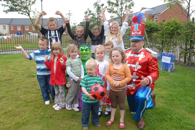 Tommy the Trumpeter was there for the grand opening of the Westoe Crown Village Nursery open day in 2008 - but were you there with him?