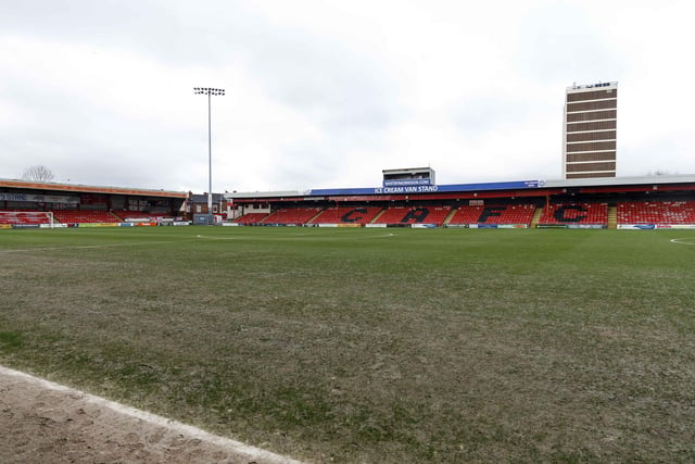 The work done to get the pitch in a playable state is here for all to see - but by this stage the referee had already left Gresty Road.