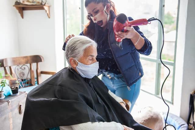 Hairdressers and barber shops in tier 3 areas are currently able to remain open, with mobile hair and beauty businesses also able to operate (Photo: Shutterstock)