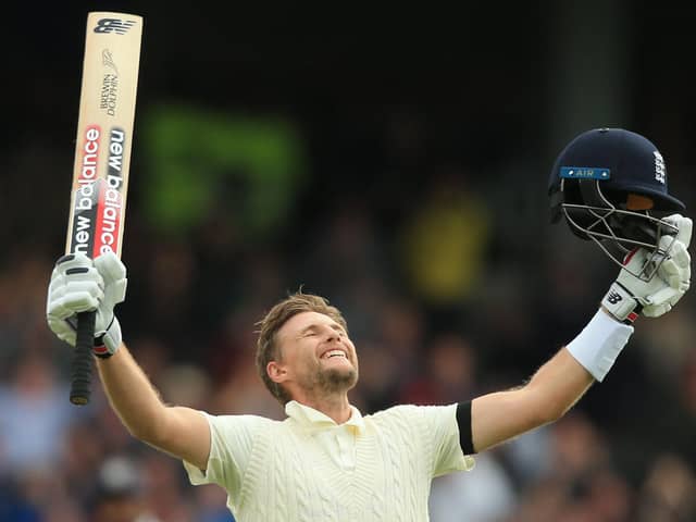 England's captain Joe Root celebrates another century in a run-laden year of 2021 (LINDSEY PARNABY/AFP via Getty Images)