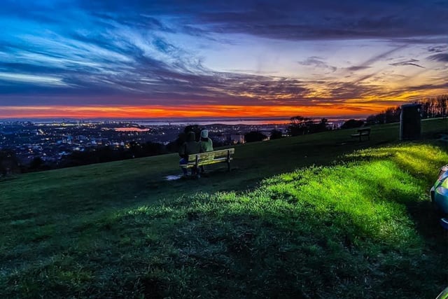 That clifftop we mentioned above? This is it. We love April's sunset photo from the top of Portsdown Hill, overlooking Portsmouth.