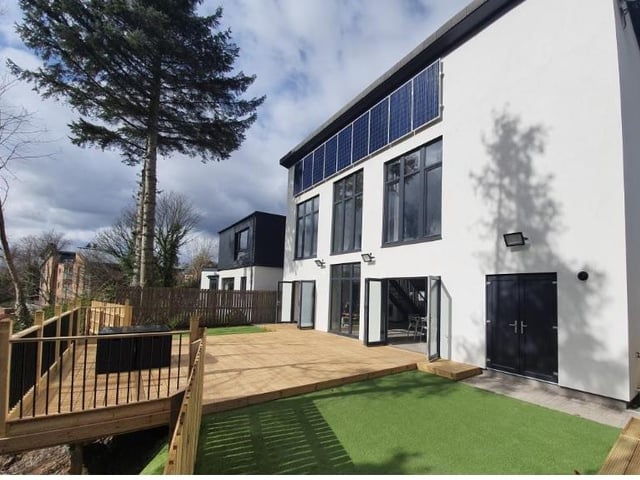 The property comes with a private garden and patio, with plenty of room for barbecuing or sitting out on a sunny day.