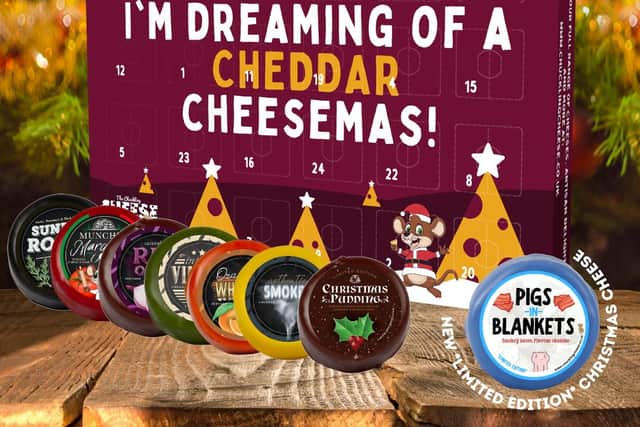 The Chuckling Cheese Advent Calendar offers the chance to try twelve unique cheeses in the countdown to Christmas - treat someone in your life to this cheesy gift.
