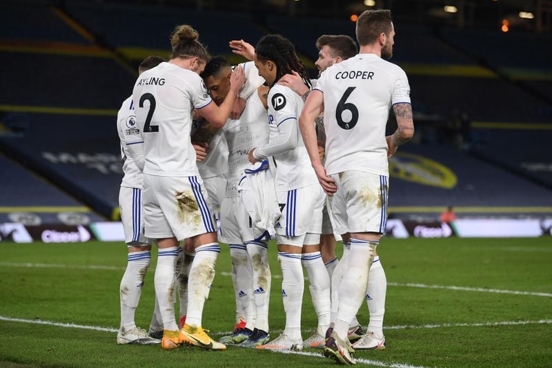 Marcelo Bielsa’s Leeds are tipped to miss out on the top 10 on goal difference, which still represents an excellent return for the newly-promoted side. Current points tally: 45.