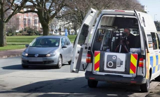 Mobile speed cameras.