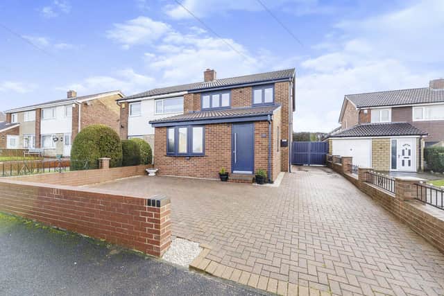 The house on Bowfell View, Barnsley, has three bedrooms and It went live at 11am on a Saturday morning and within the hour, 15 viewings had been booked.