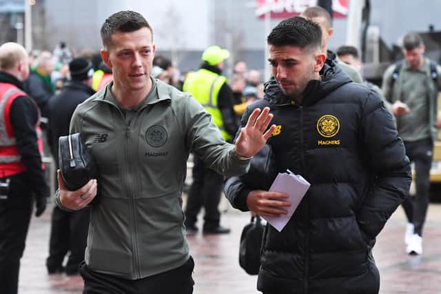 Both Callum McGregor and Greg Taylor have been ruled out of Thursday's clash for Celtic. Picture: SNS