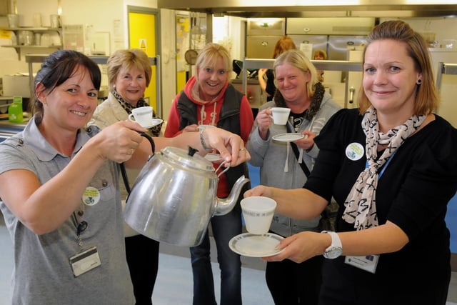 A Macmillan Coffee Morning held 9 years ago but were you pictured taking part?