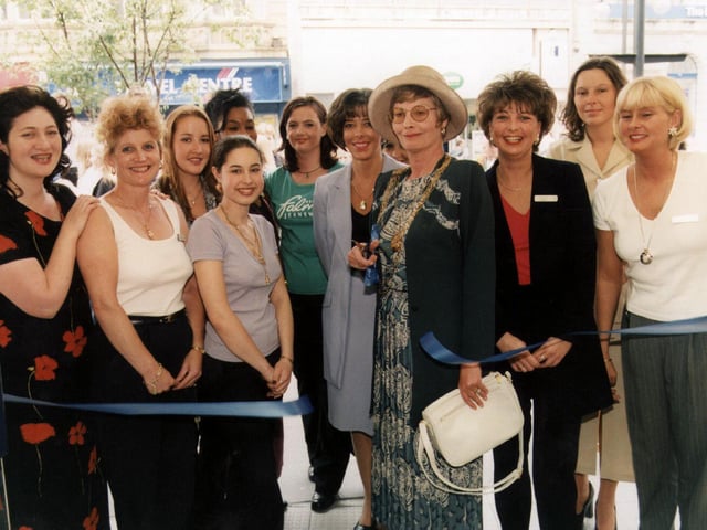 Doncaster Mayor Councilor Yvonne Woodcock Officially opened new Dorothy Perkins Store at Frenchgate Centre in 1998
