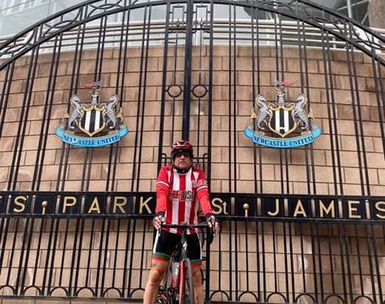 James Kemp at St James' Park in Newcastle.