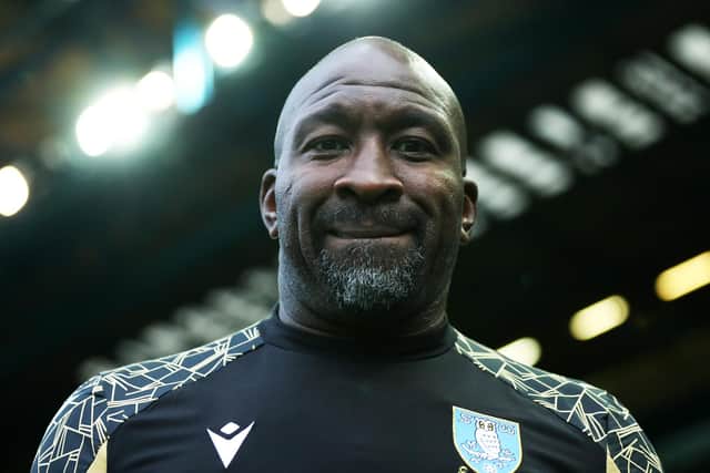 Darren Moore, Manager of Sheffield Wednesday (photo by George Wood/Getty Images).