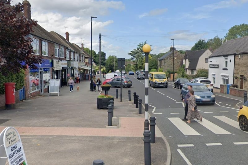 17th: Totley & Bradway had  25.0 reports of violent crime or sexual offences per 1,000 population from March 2023 to February 2024. Photo: Google