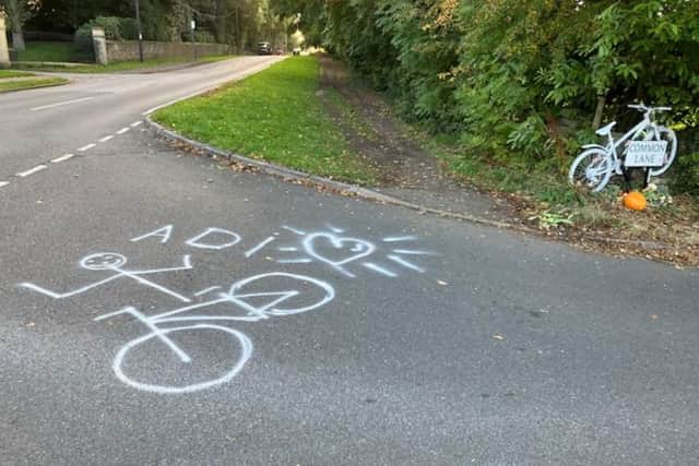 Tributes have appeared to a cyclist who was killed near Ringinglow Road, Sheffield