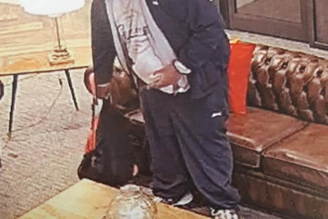 Officers are seeking to identify the man pictured above in connection to the assault of a 25-year-old woman in Sheffield city centre.