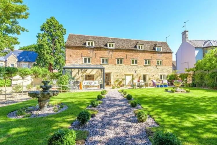 This is a Grade II Listed Mid 18th century conversion of a former Maltings & Oast House, according to the listing. It has recently been converted and modernised into a four bedroom home over three floors. Guide price of £695,000.