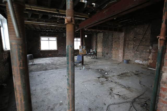 Inside the Pierrepoint building. Picture by Chris Etchells.