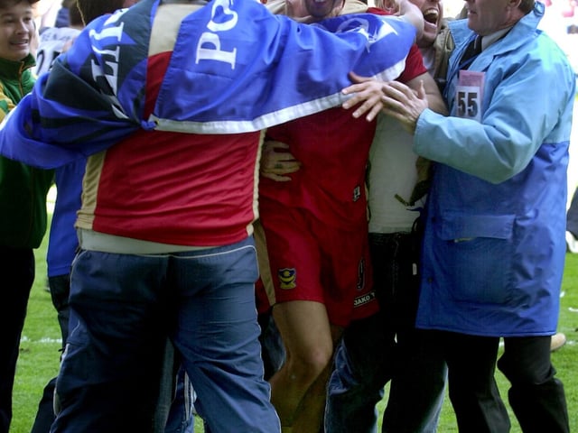 Joined Pompey after a difficult spell at West Ham and was sent off in his second game. Toddy was prolific in 2002-03, though, bagging 26 times as Pompey returned to the top flight.