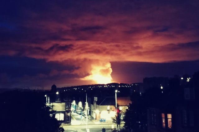 Sarah Daly shared this dramatic image and quipped: "Mossmordor is at it again!"