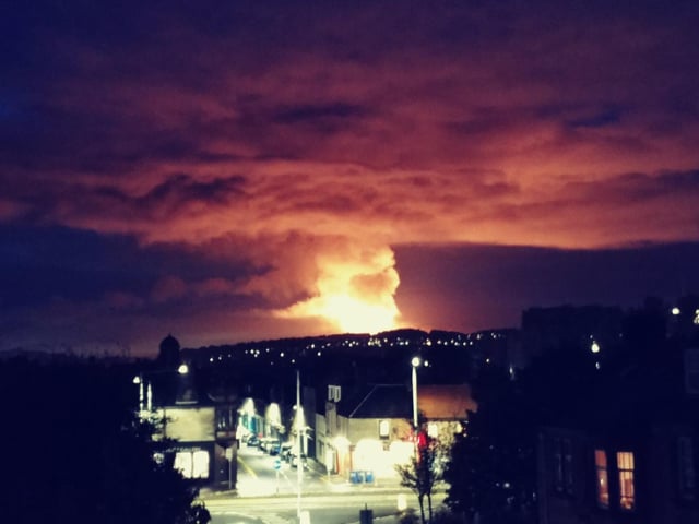 Sarah Daly shared this dramatic image and quipped: "Mossmordor is at it again!"