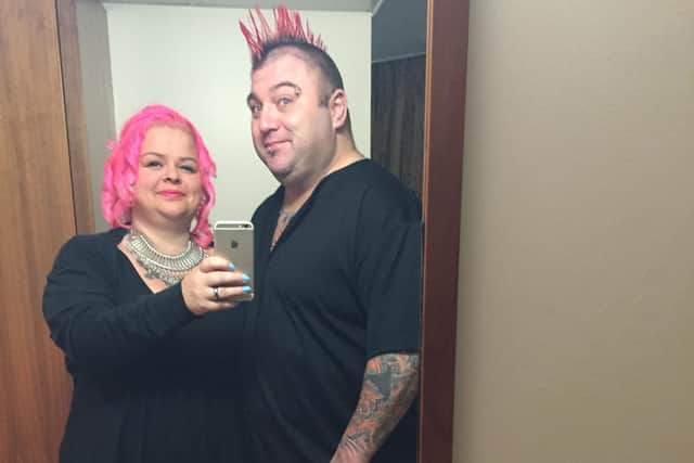 Claire with husband Jason Mercer, who died on the M1 in South Yorkshire at Junction 34 in 2019 when he was struck by a lorry.
