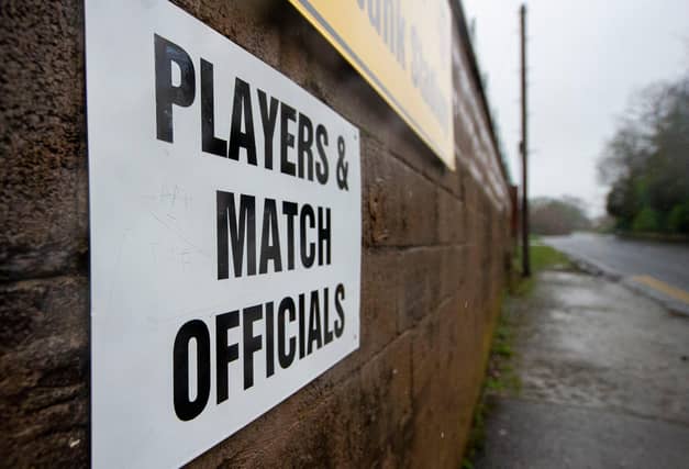 Sign at Annan.