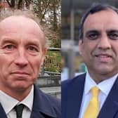 Left: Councillor Douglas Johnson, leader of Sheffield Green Party. Right: Councillor Shaffaq Mohammed, leader of Sheffield Liberal Democrats. Green and Liberal Democrat councillors voiced their ‘disappointment’ at seven Labour councillors being suspended by the national party for defying the whip in a landmark local plan vote.