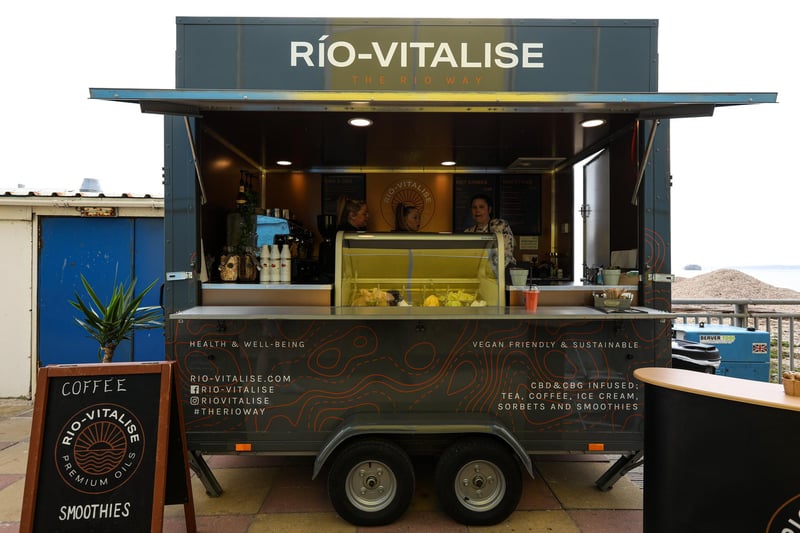 Rio-Vitalise opened up a new kiosk selling ice-cream and smoothies infused with CBD oil at Clarence Pier, Southsea on April 3, 2021. Picture: Chris Moorhouse (030421-08)