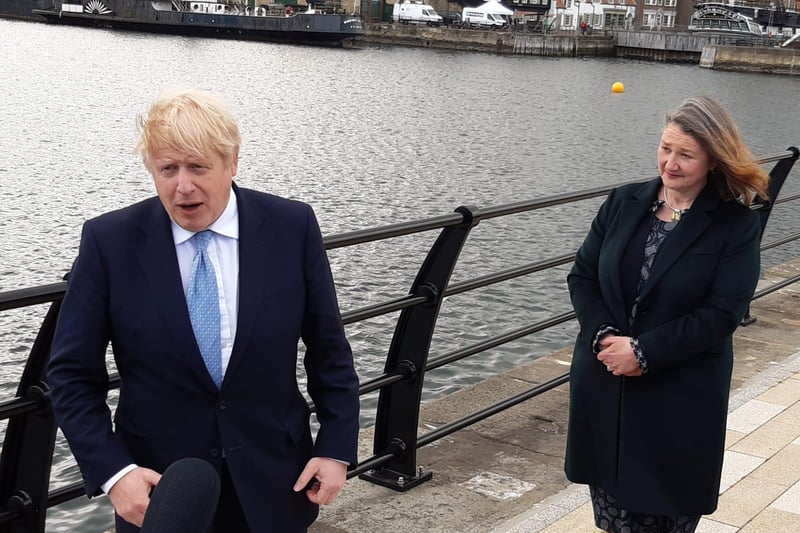 Prime Minister Boris Johnson visited Hartlepool on Friday as well.