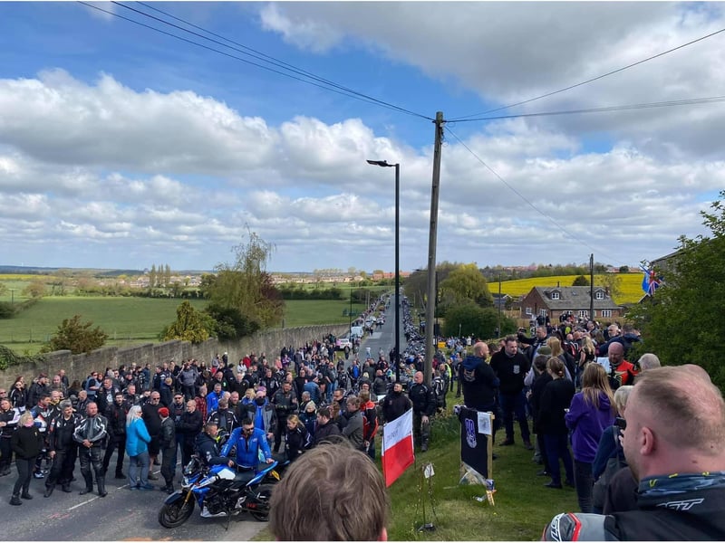 Many people travelled to the scene of the tragedy.