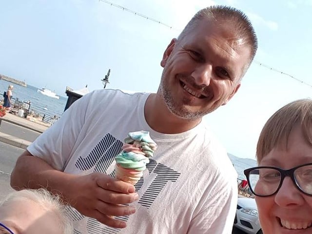 Gavin will be 39 on April 1 - he is a lorry driver.