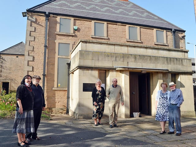 In September, volunteers at Mansfield's Old Meeting House Unitarian Chapel on Stockwell Gate welcomed visitors as it threw open its doors as part of the annual, national Heritage Open Days event. Pictured, from left, socially-distanced of course, are the Reverend Maria Pap, Lenalo Marko, Vivienne and Daid Brown and Pauline and Derek Smith.