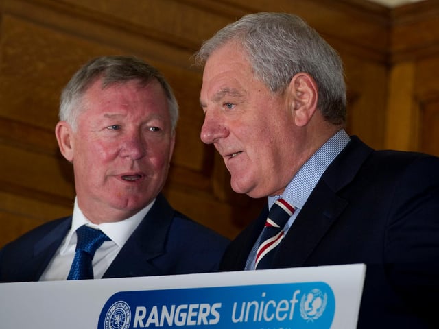 "In all that time you were dealing with a man with great moral compass in how he lived his life and the friendship he offered so many people. His contribution to football with Dundee United, Rangers, Scotland, Everton and Man United was immense" - Sir Alex Ferguson.