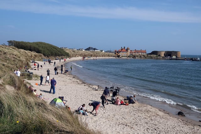 Beadnell Bay was a popular spot over the Easter 2019 weekend. Picture by Jane Coltman