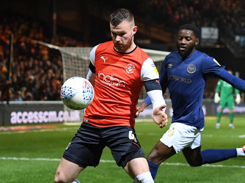 The midfielder has signed a two-year deal at Fratton Park following his release from Championship Luton.
The 28-year-old made 68 appearances during his two-year spell with the Hatters.