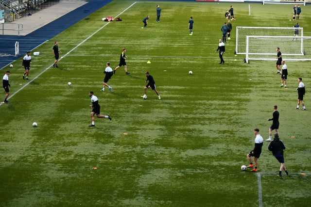 East Stirlingshire FC resumes pre-season training for Scottish Lowland Football League season 2020 - 2021.