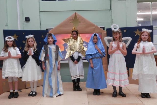 A Nativity play at Carterknowle Junior School, Sheffield
