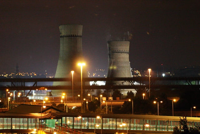 Tinsley Cooling Towers before the demolition started
