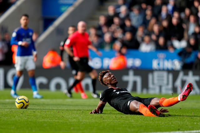 The Blues drop out of the Champions League qualification spots, despite having Tammy Abraham's 13 league goals to fall back on. (Photo by ADRIAN DENNIS/AFP via Getty Images)