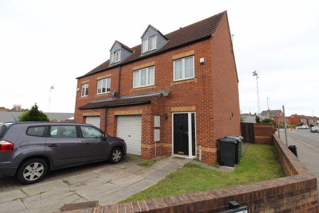 This is a modern semi-detached which has a conservatory and a spacious kitchen. Price: £150,000
