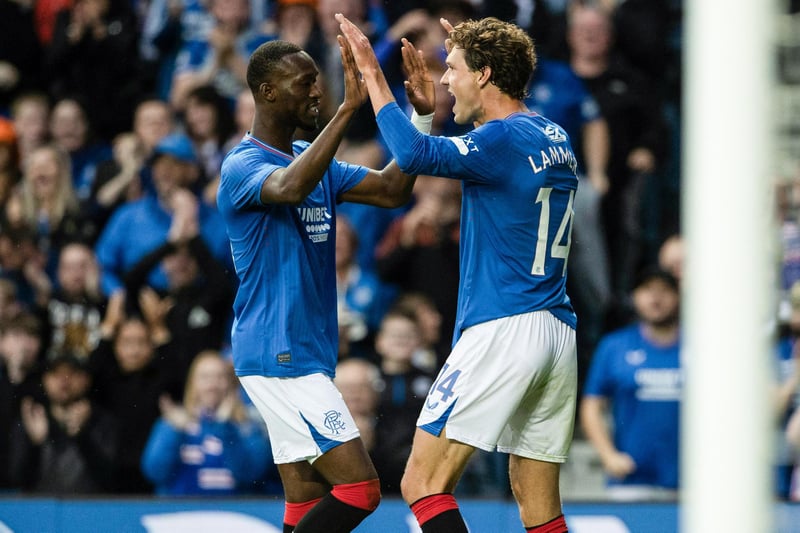New Gers signings Abdallah Sima and Sam Lammers started for Rangers, with the latter getting on the score sheet.